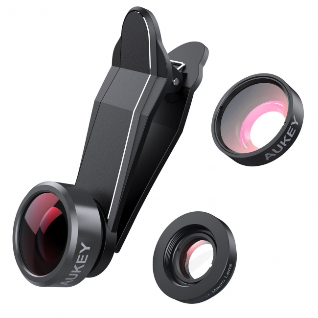 3in1カメラレンズキットPL-A3が今なら65%オフ、超安価で一気に広角、マクロ、魚眼の3種類レンズを全部揃えるチャンス♪｜AUKEY INTERNATIONAL LIMITEDのプレスリリース