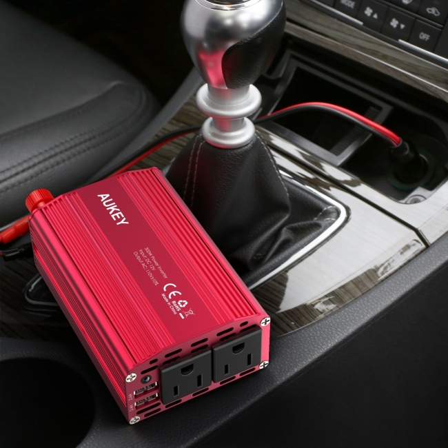 車内での充電はこれ1つで十分 Aukeyカーインバーター Pa V2が新発売 コンセント 高出力usbともポートは2つ 長距離のドライブに1台準備しておけば便利 Aukey International Limitedのプレスリリース