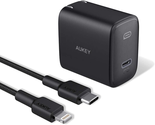 iPhone12シリーズの充電に最適♪AUKEY 20Ｗ充電器「PA-F1S」USB-C to ライトニングケーブルセットが新発売！初回数量限定で35%OFF販売中！｜AUKEY  INTERNATIONAL LIMITEDのプレスリリース