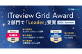 Fileforce「ITreview Grid Award 2026 Summer」オンラインストレージほか２部門で顧客満足度と認知度の双方に優れた称号「Leader」を受賞 ９期連続