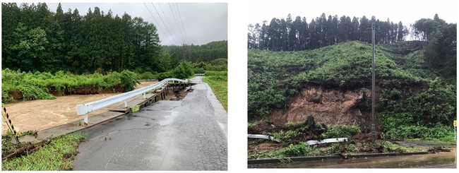 【青森県むつ市の被害の様子】 【青森県むつ市の被害の様子】