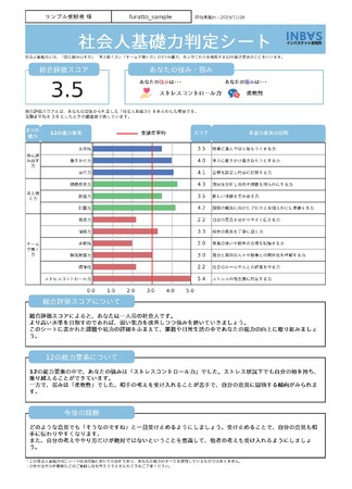 社会人基礎力判定シート