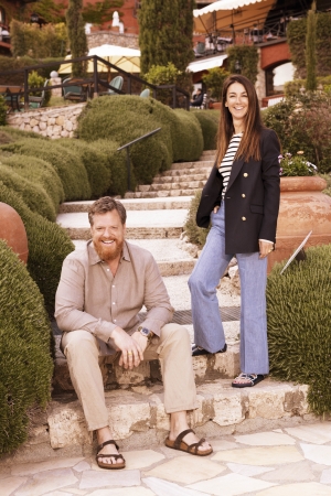 Oliver Reichert (Birkenstock CEO) and Marie-Louise Scio (Pellicano Hotels CEO & Consultant)