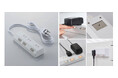 機器の電源ON/OFFを個別に管理して節電!強力磁石付きモデルも選べる、個別スイッチ付き3個口電源タップ 2モデルを新発売