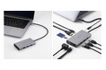 VGA+HDMI搭載で同時出力も可能！ケーブル1本で10ポートの機能拡張ができる、USB Type-C接続のドッキングステーションを新発売