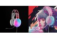 グラデーションに光るLEDライトで気分も上がる!自分だけのゲーミング空間を完成させるLEDハウジングゲーミングヘッドセットを新発売