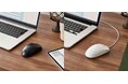 利き手を選ばないシンメトリーデザイン!Bluetooth(R)・無線2.4GHz・有線の接続方式から選べるシンプルな3ボタンマウスを新発売