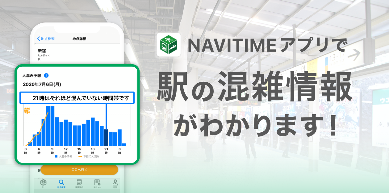 Navitime にて 駅混雑予報 を提供開始 株式会社ナビタイムジャパンのプレスリリース