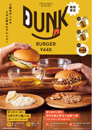 2021年発売　ダンクバーガー