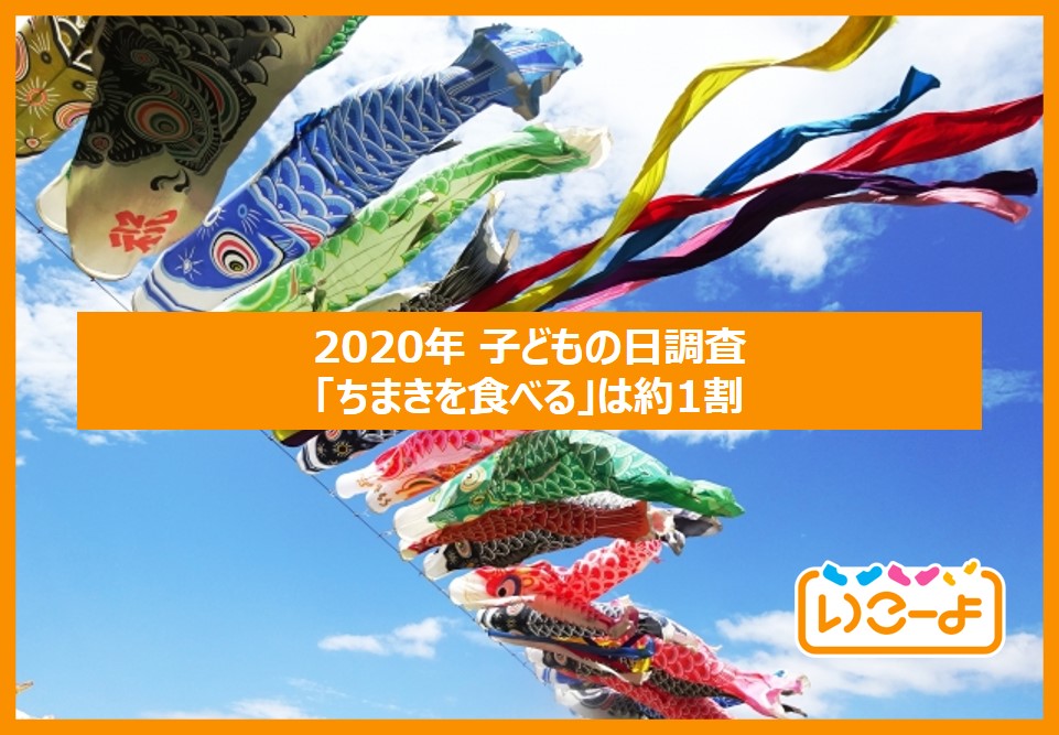 2020年 子どもの日調査 「ちまきを食べる」は約1割