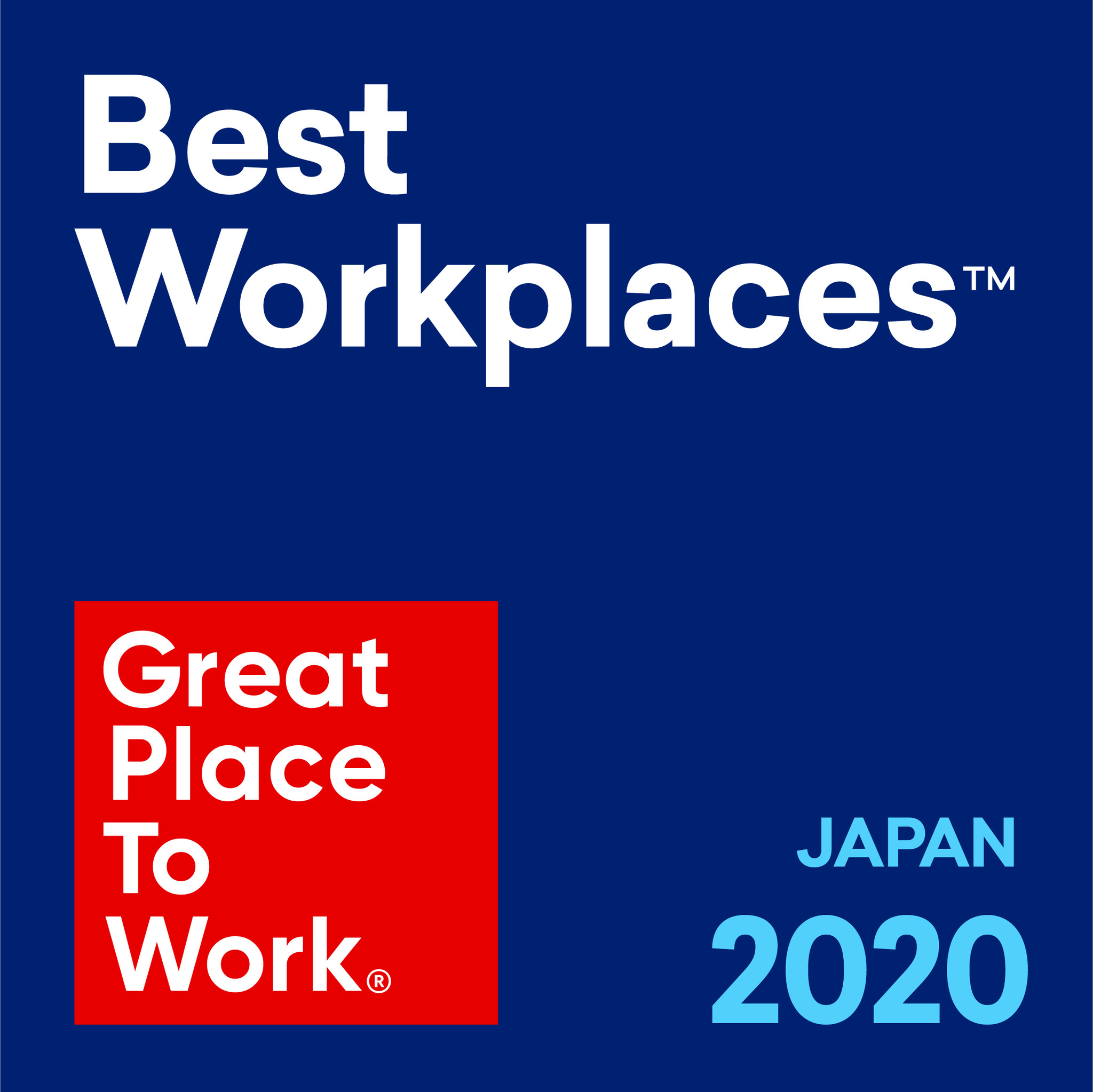 Great Place to Work® Institute Japan 2020年版「働きがいのある会社」ランキング、8年連続でベスト