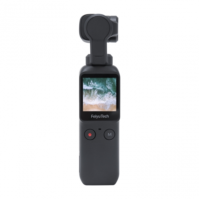 Feiyu Pocket 6軸ジンバル付 超小型 4kカメラ 伸縮ロッド付