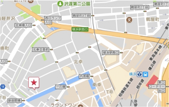 アクセス：横浜駅西口より徒歩8分
