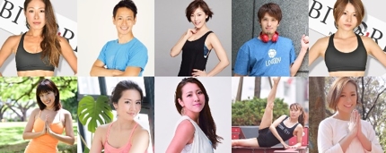 国内外で活躍中の人気インストラクター10名が集結した”新春 FiNC FITNESS FESTA 2018”を1月に開催！
