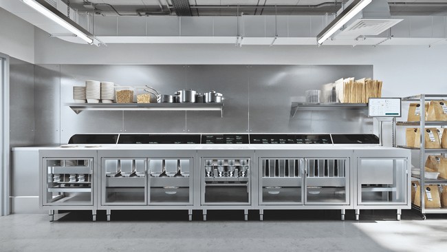 メイクラインはレストランや外食産業の厨房業務を自動化するため産業用用途に適した耐久性の高いモジュール式ソリューションを提供（出所：Hyphen社）