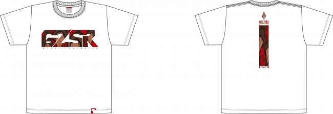 GODZILLA SCRATCH T-shirt　タイプB (バニラホワイト)