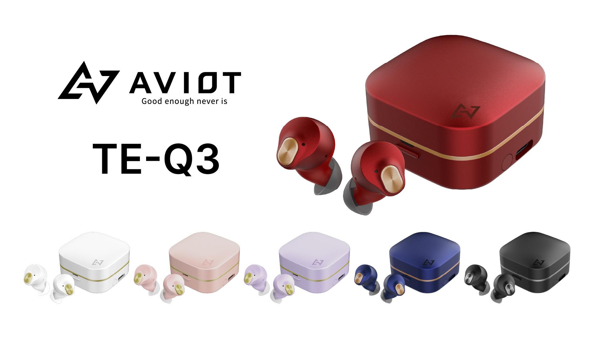 AVIOT  TE-Q3　ワイヤレスイヤホン　アビオット