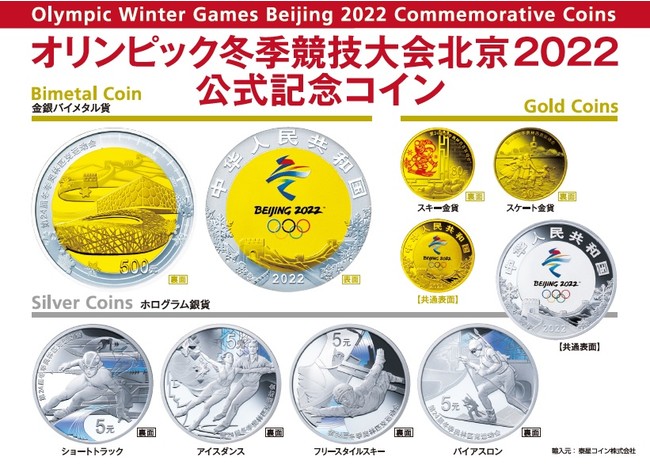 2008年 Beijing 北京オリンピック 記念硬貨