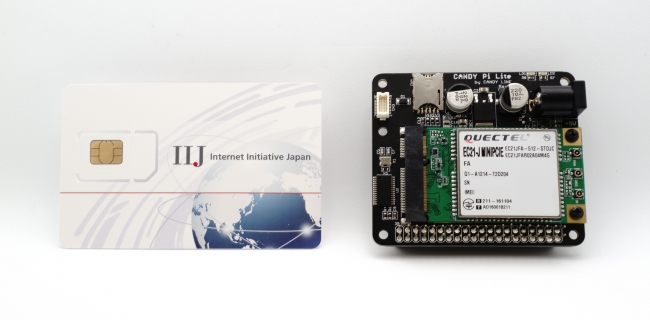 IIJモバイルサービス／タイプI SIMカードとCANDY Pi Lite LTE