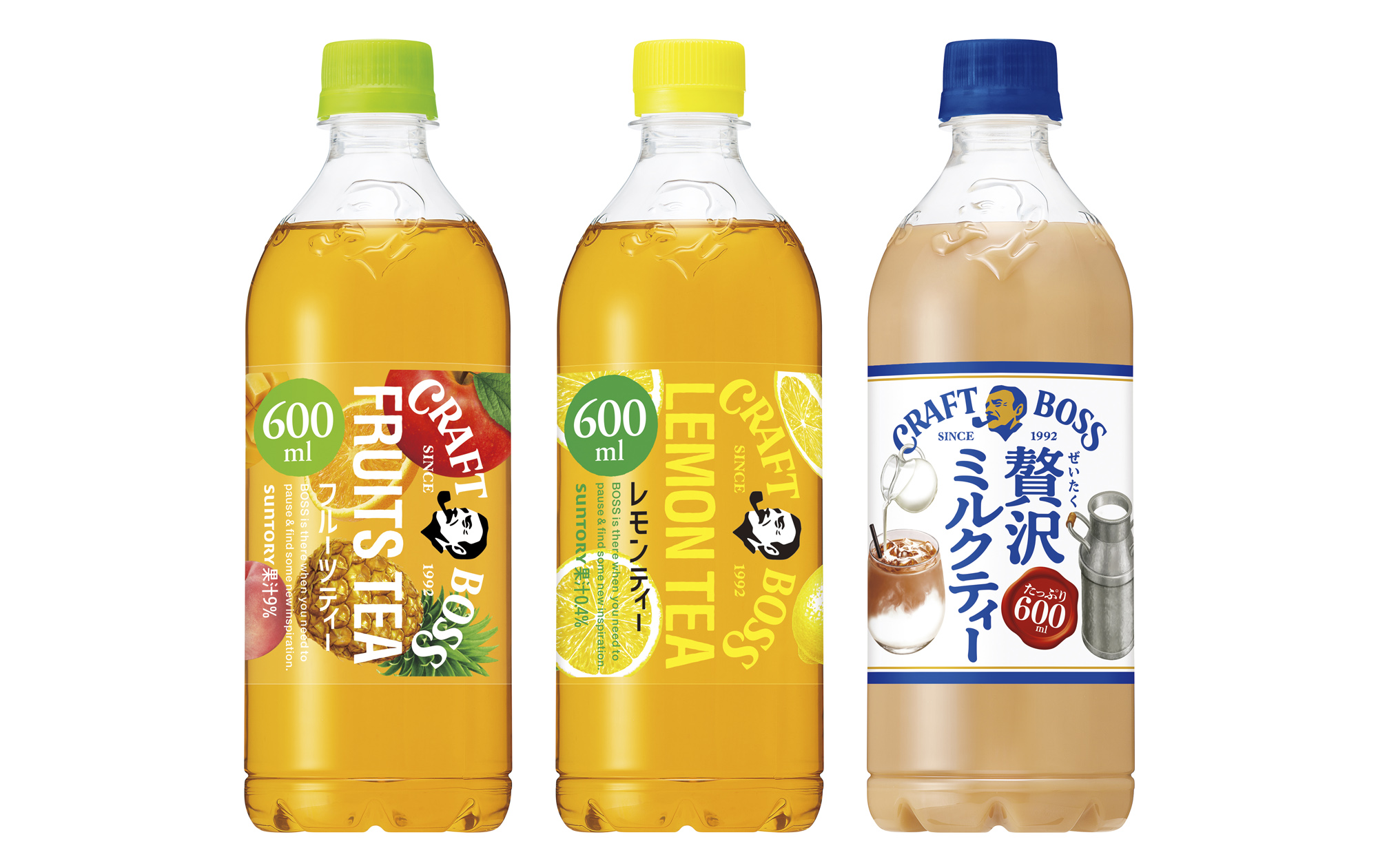 海外 サントリー 紅茶 クラフトボス ミルクティー ＰＥＴ 600ml × 1ケース 24本 期間限定 3月29日以降のお届け のし ギフト  サンプル各種対応不可