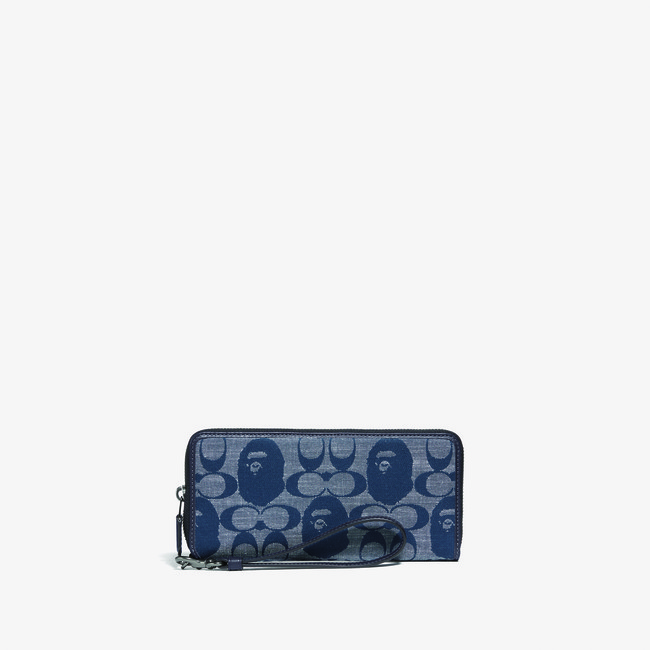 最も完璧な 激レア BAPE coach 長財布 phone Wallet エイプ コーチ