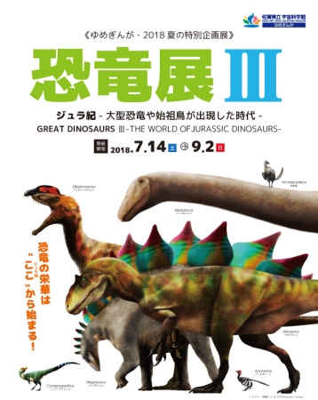 恐竜展Ⅲ ジュラ紀ー大型恐竜や始祖鳥が 出現した時代－