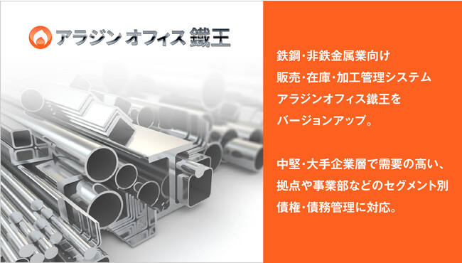 アイル、鉄鋼・非鉄金属業向け販売・在庫・加工管理システム「アラジン