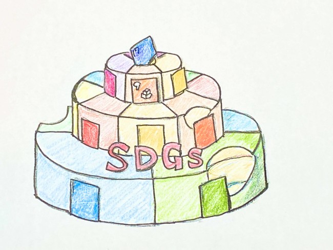 世界初 9 25 サステナビリティに配慮した素材でつくったsdgsケーキ公開 Sdgsジャパンのプレスリリース