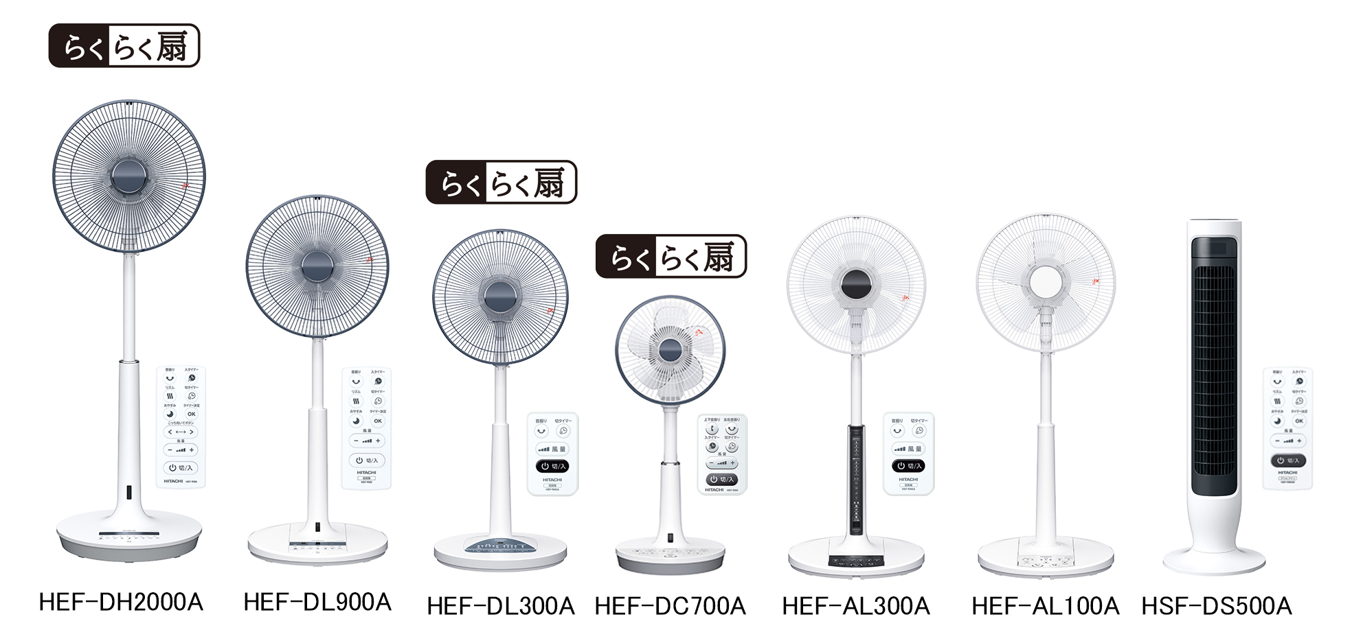 日立 扇風機 HITACHI HEF-DC500 DCモーター リモコン付き-