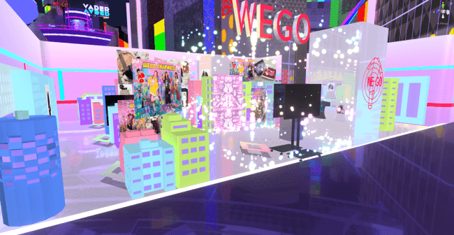 WEGOのVR内店舗イメージ