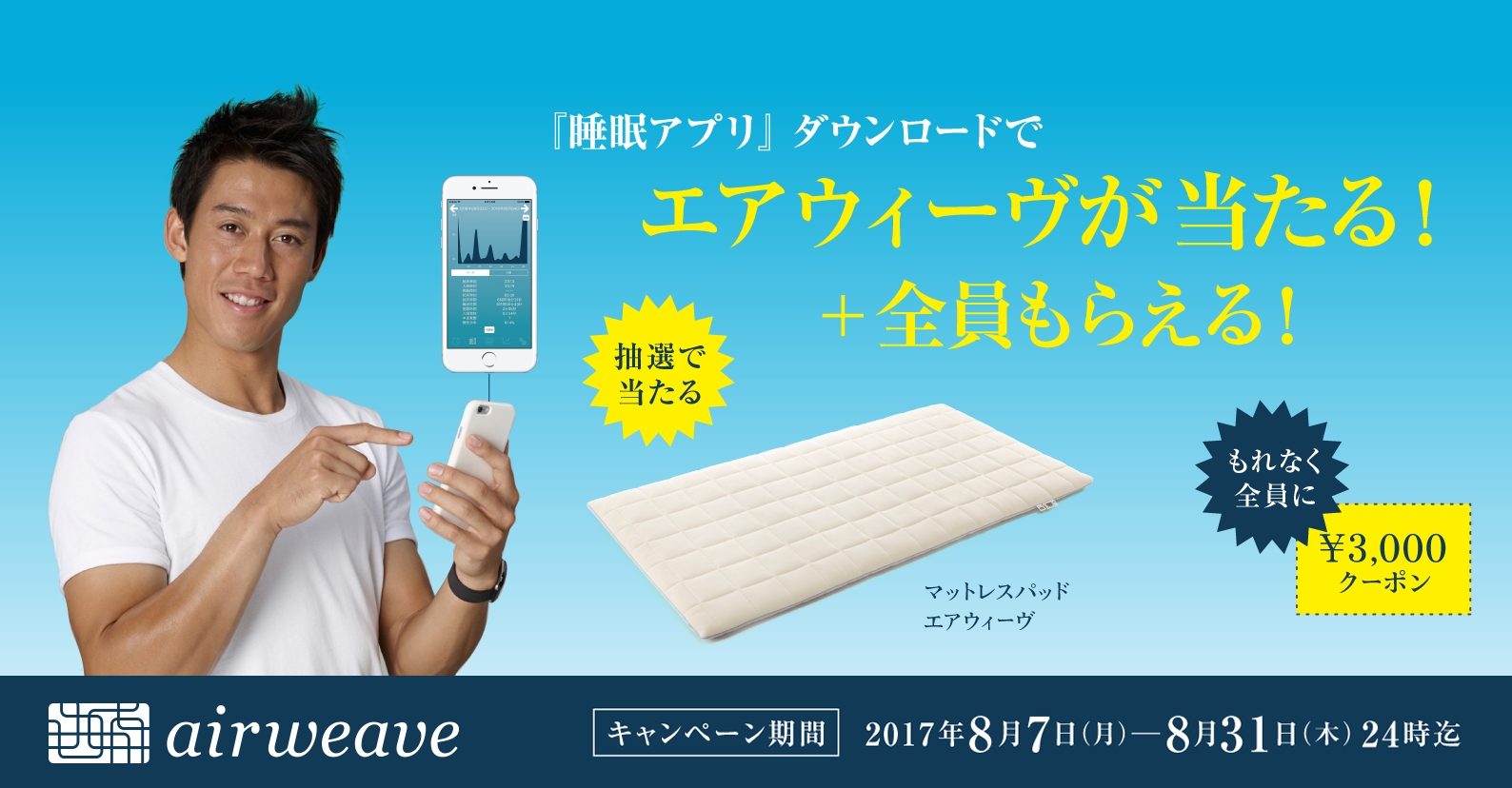 日本直営 エアウィーブ携帯マットレス マットレス