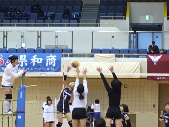 バレーボール大会の様子