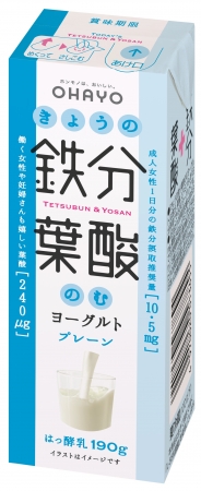 きょうの鉄分葉酸のむヨーグルト　190g