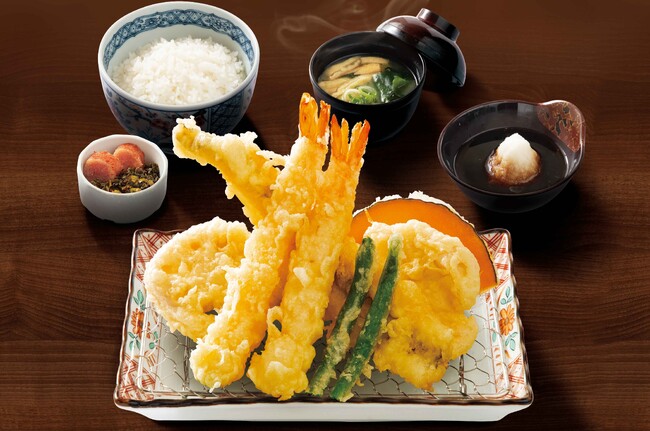 穴子海鮮天ぷら定食