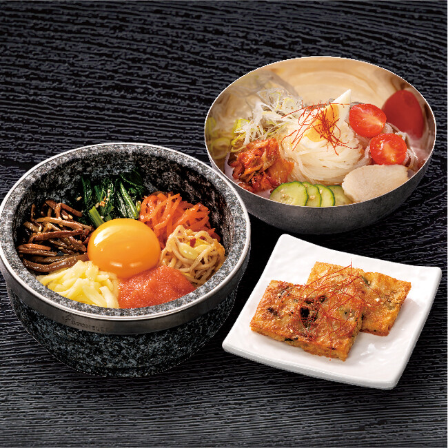 ハーフ&ハーフセット ビビンバ+冷麺 ハーフ&ハーフセット ビビンバ+冷麺