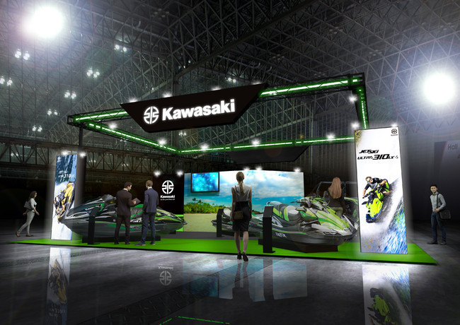 カワサキブースのイメージパース カワサキブースのイメージパース