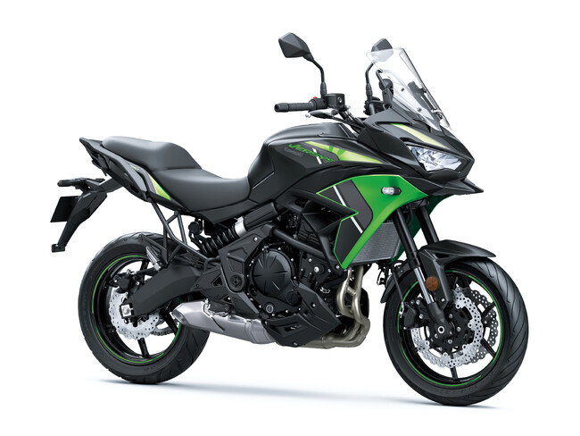 VERSYS 650 メタリックフラットスパークブラック×キャンディライムグリーン