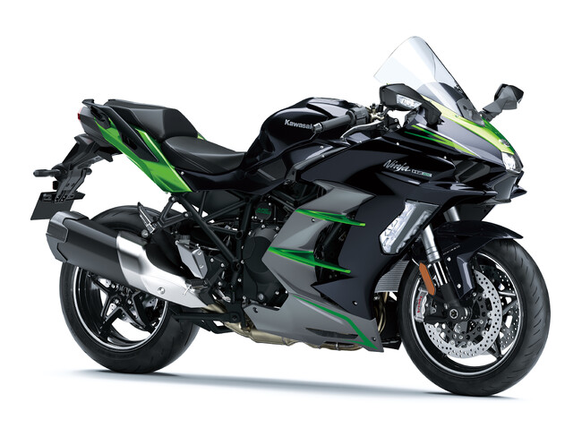 Ninja H2 SX SE（エメラルドブレイズドグリーン×メタリックディアブロブラック）