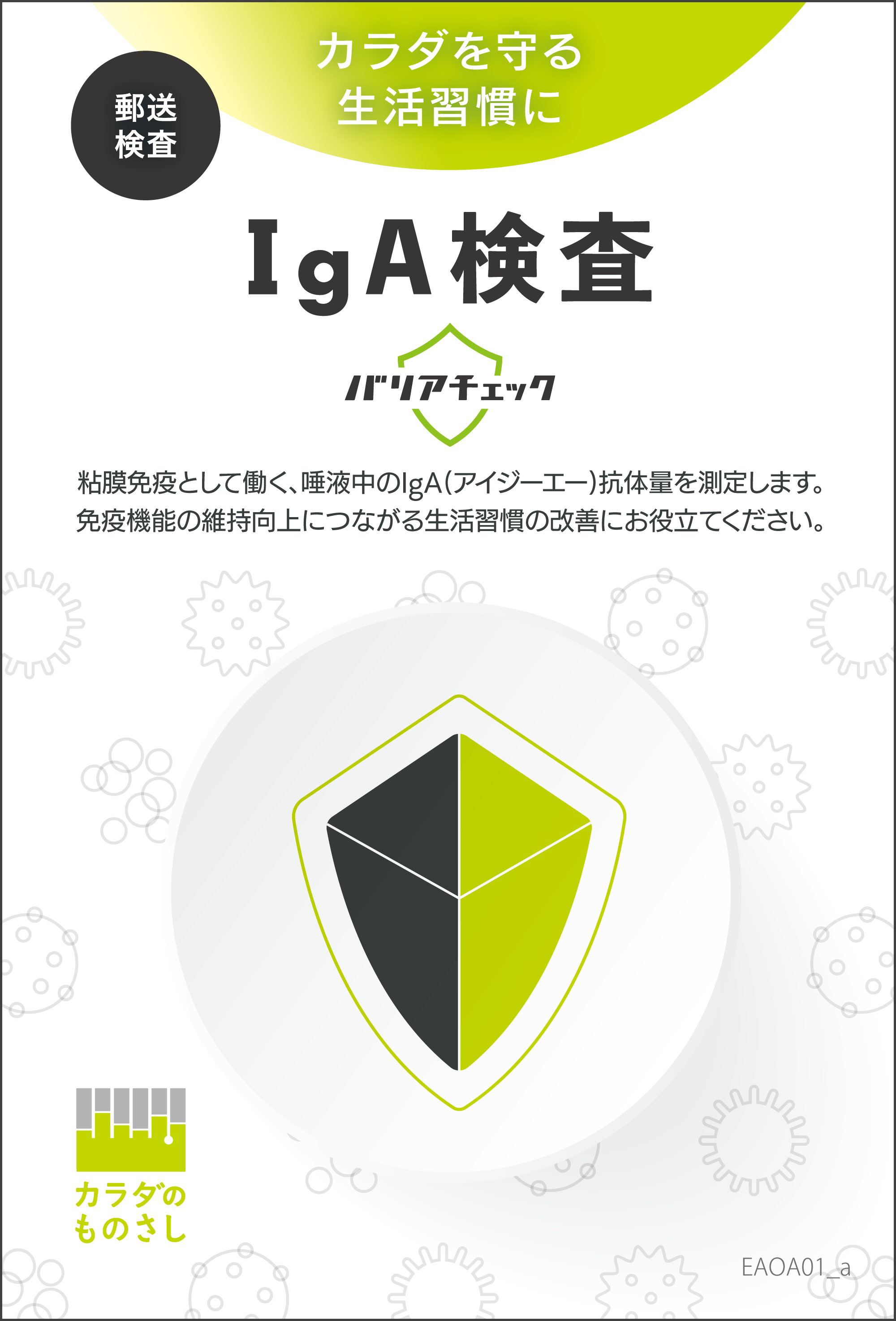 ウイルス・細菌からカラダを守る“粘膜免疫力”の主役・免疫抗体IgAの値