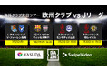 DAZNとAMATELUSが連携し、サッカー界で”世界初”となる最大11カメラのマルチアングル配信をヤスダグループ主催/主管の欧州サッカー来日親善試合で実施決定!