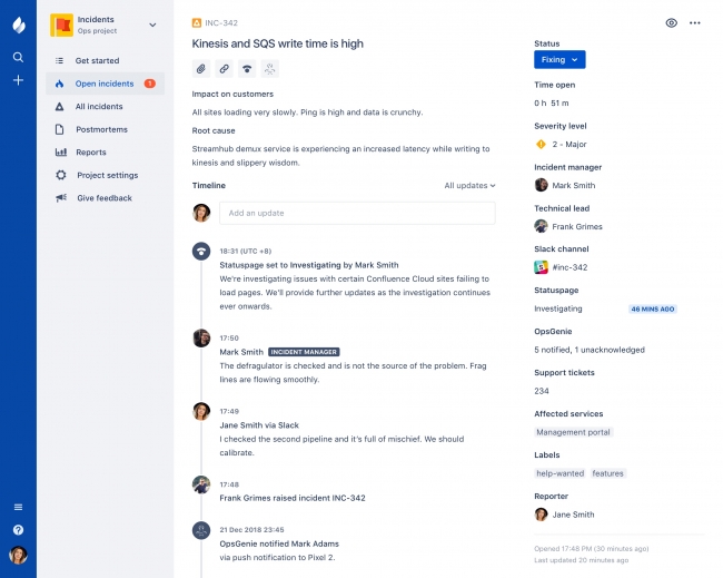 モダンなインシデント管理のための新製品「Jira Ops」を発表 企業