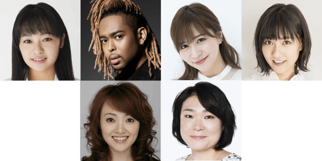 上段左より）吉柳咲良、EXILE NESMITH、河西智美、宮澤佐江　下段左より）入絵加奈子、久保田磨希　提供：ホリプロ