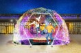 冬のららぽーと福岡を華やかに演出／第一園芸がウィンターデコレーションを初担当／子どもから大人まで楽しめるお祭りのようなわくわくを光と音で再現