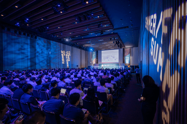 （Day1 Fintech EXPOの様子）