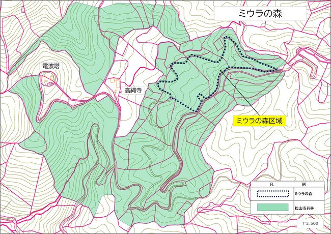 ▲ミウラの森区域