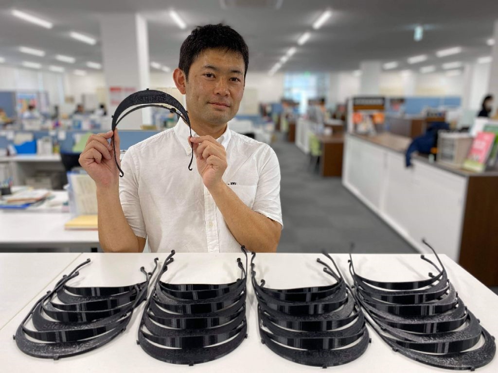 ３dプリンターでフェイスシールドを製作し 医療機関へ提供しています つくば市のプレスリリース