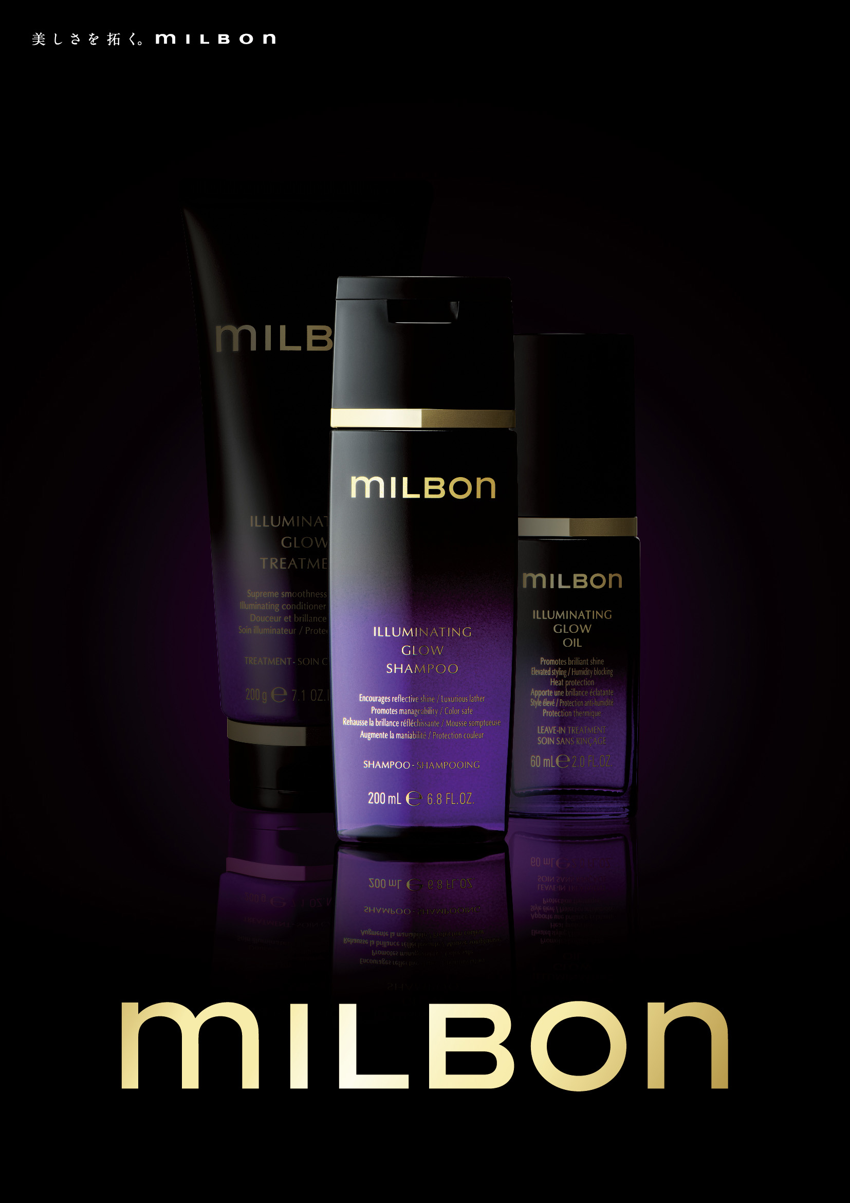 社名を冠したグローバルヘアケアブランド milbon からPREMIUM Position