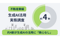 【生成AI活用実態調査｜不動産業編】「AI活用に関心なし」が約4割。営業と事務で生成AIへの関心が分かれる理由