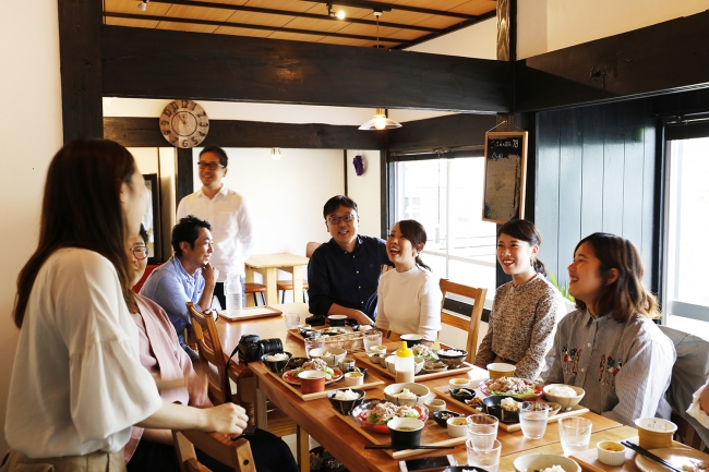 こゆ財団が支援してオープンしたカフェ「78」（宮崎県新富町）