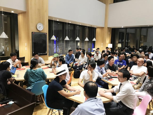 8月に東京で開催した新富町・こゆ財団に関するPRイベントには60名もの参加者が集まりました。